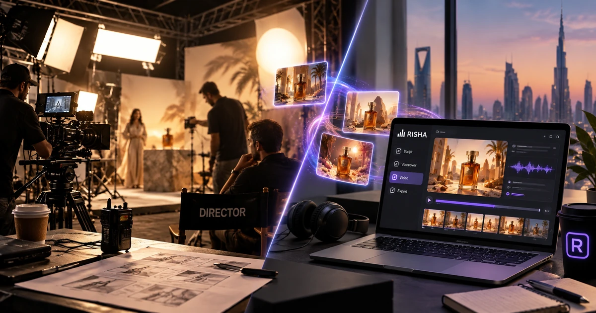 Traditional Video Production Cost vs AI: Real Numbers | Risha